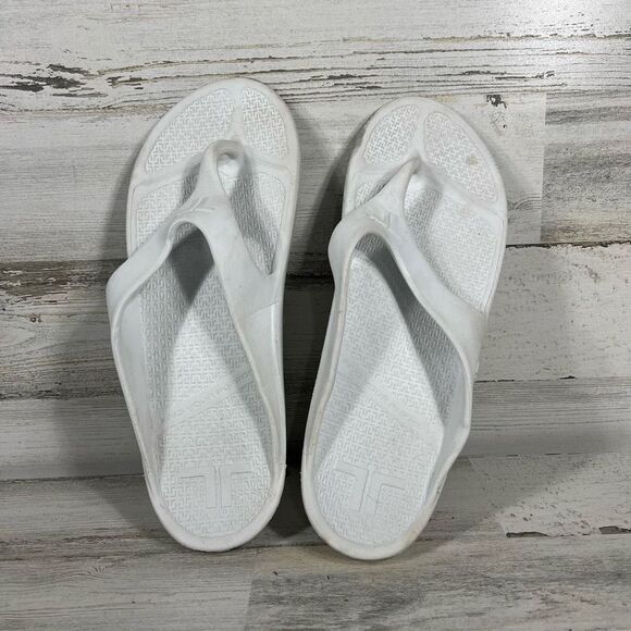 Telic Mens Recovery Comfort Flip Flop Slip-On Sandals White Size 3XL Mens 13 - Picture 5 of 7